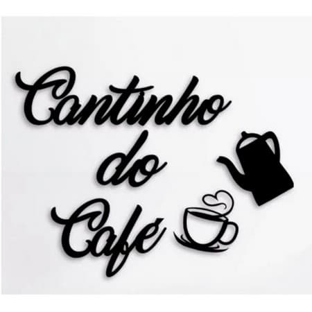 Cantinho do Café + xícara + bule mdf 3mm