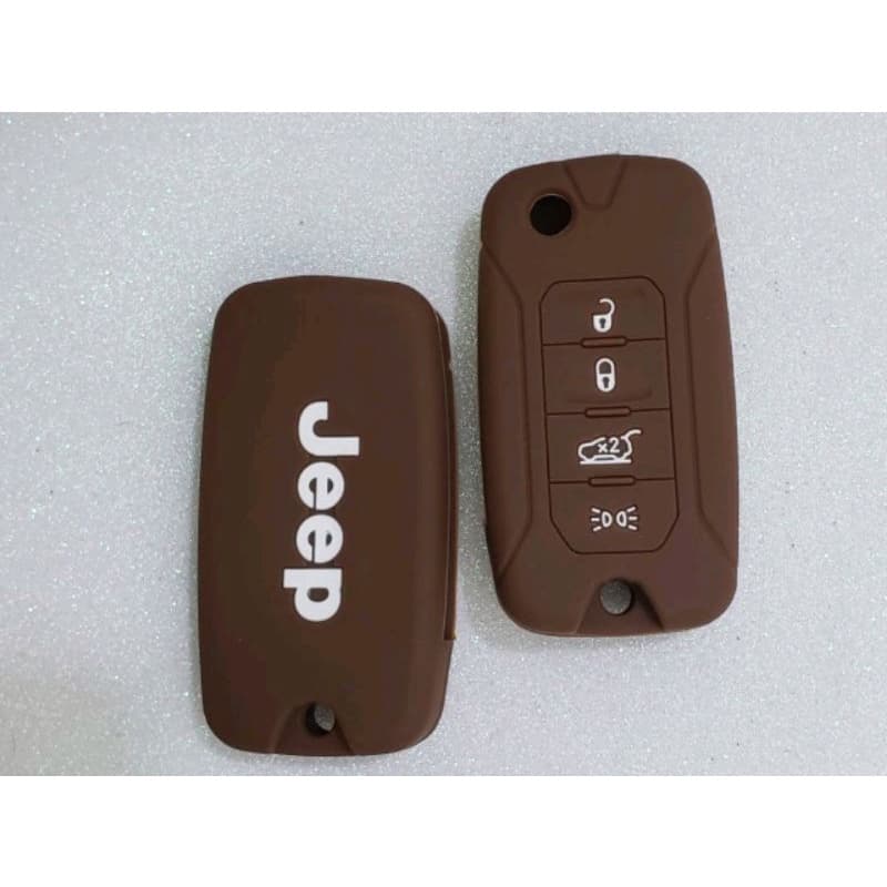 Capa Em Silicone Chave Canivete Carro Jeep Renegade Compass