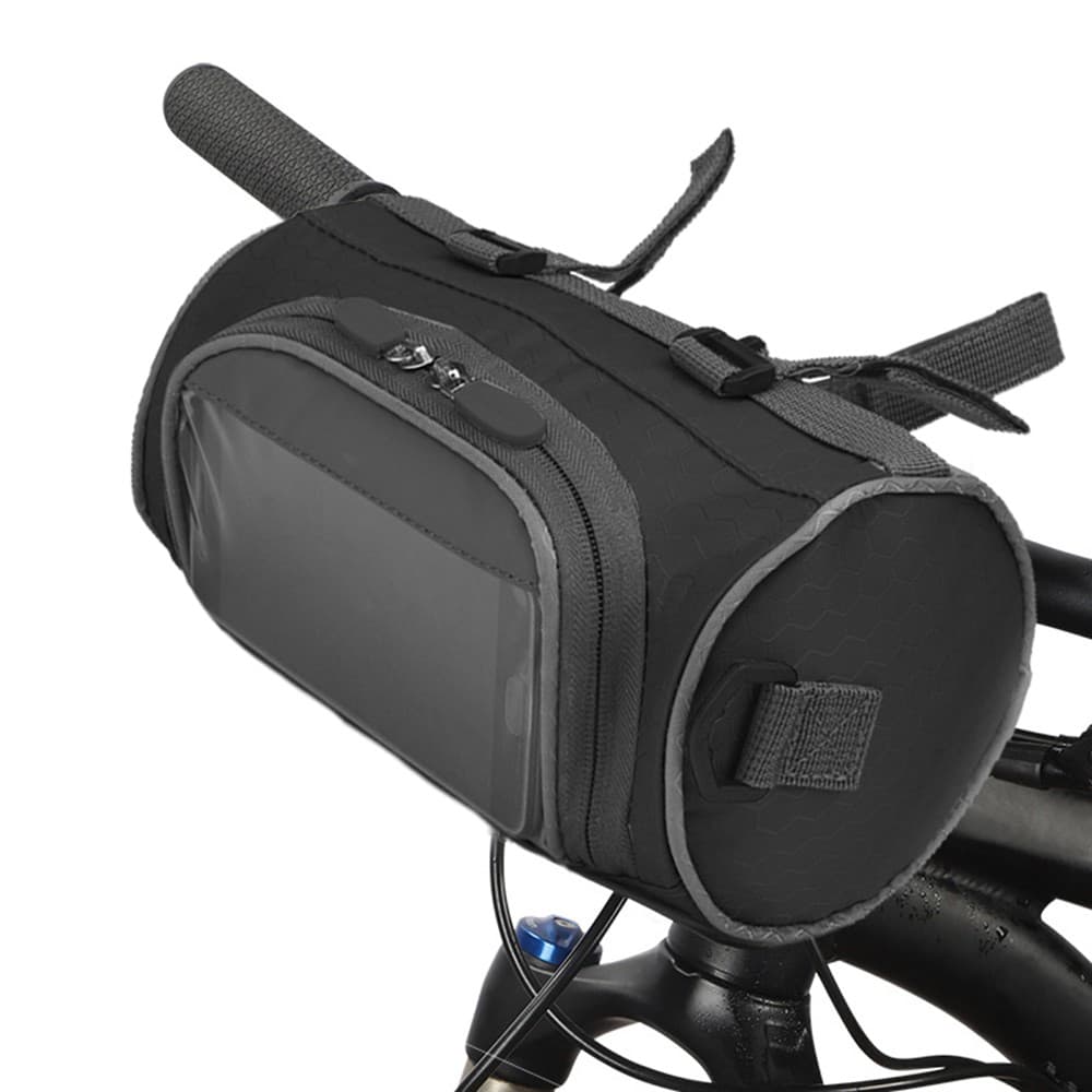 Bolsa De Bicicleta 1,5l Com Tela Sensível Ao Toque Frontal À Prova D'água Grande Capacidade
