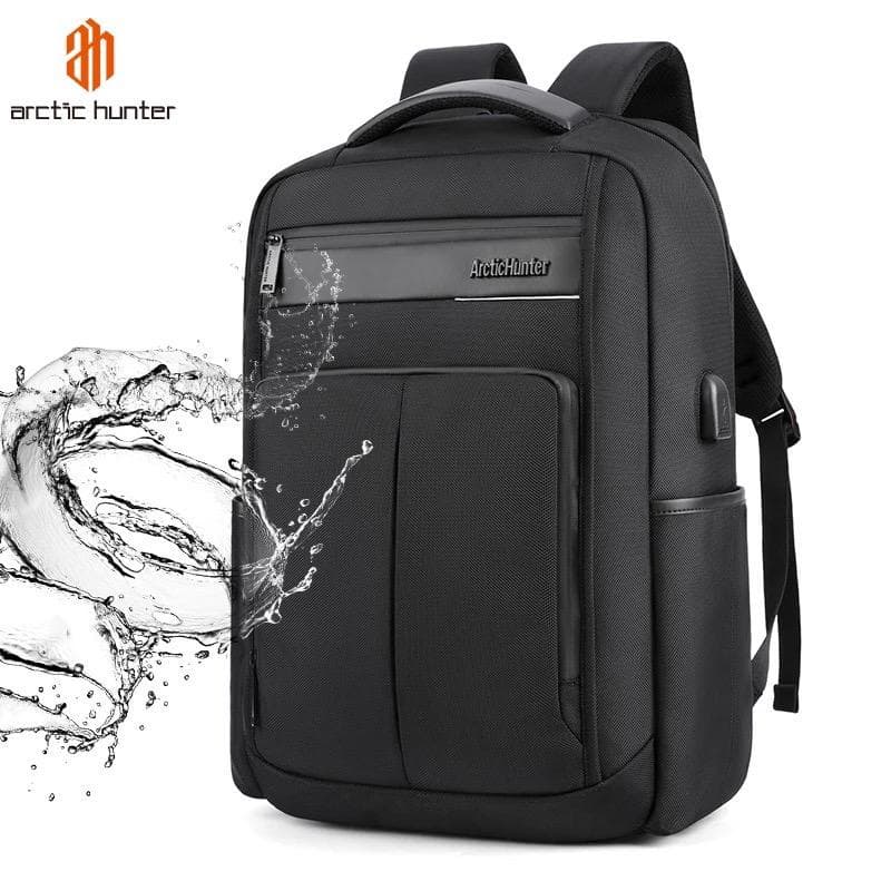 Mochila Arctic Hunter Dia a Dia Com Saída USB Unissex Preta B00121C
