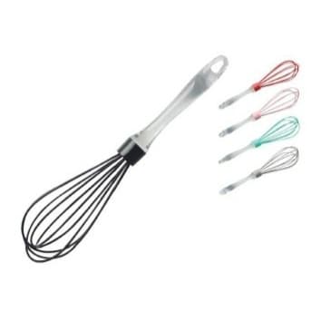 Batedor De Massa Fuet 25 Cm Silicone Promoção Cm 394