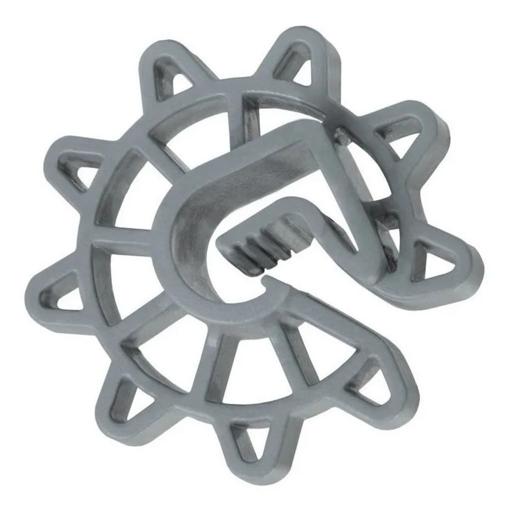 Espaçador Armação de Ferro Circular Roseta Plástico 25mm C/ 100 Unidades