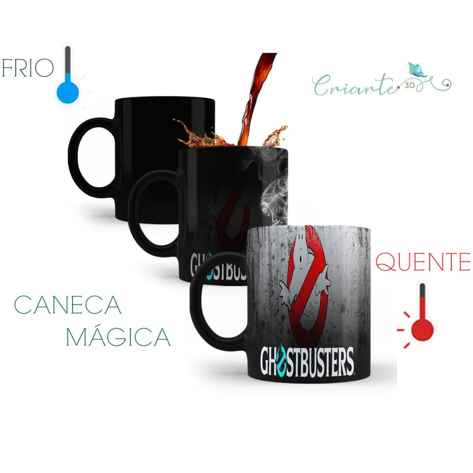 Caneca Porcelana Mágica Ghostbusters #08