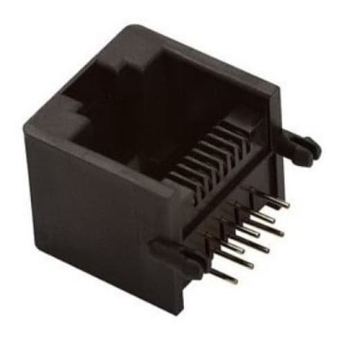 10 Peças - Conector Modular Jack Rj45 Fêmea 8p8c