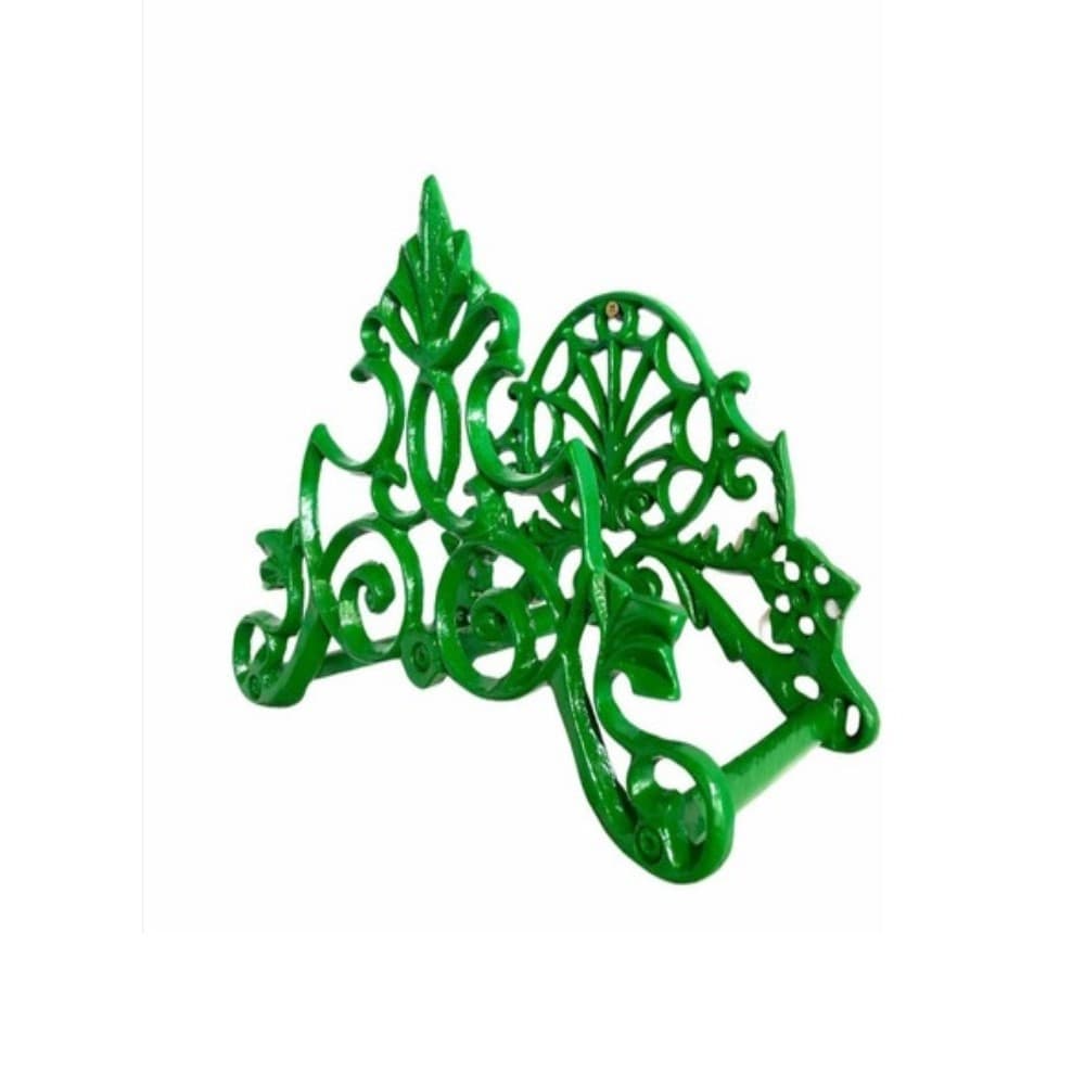 Suporte Enrolador Mangueira Jardim Provençal Aluminio Verde