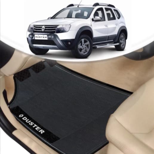 Tapete Borracha Automotivo Preto Renault Duster 4 Peças