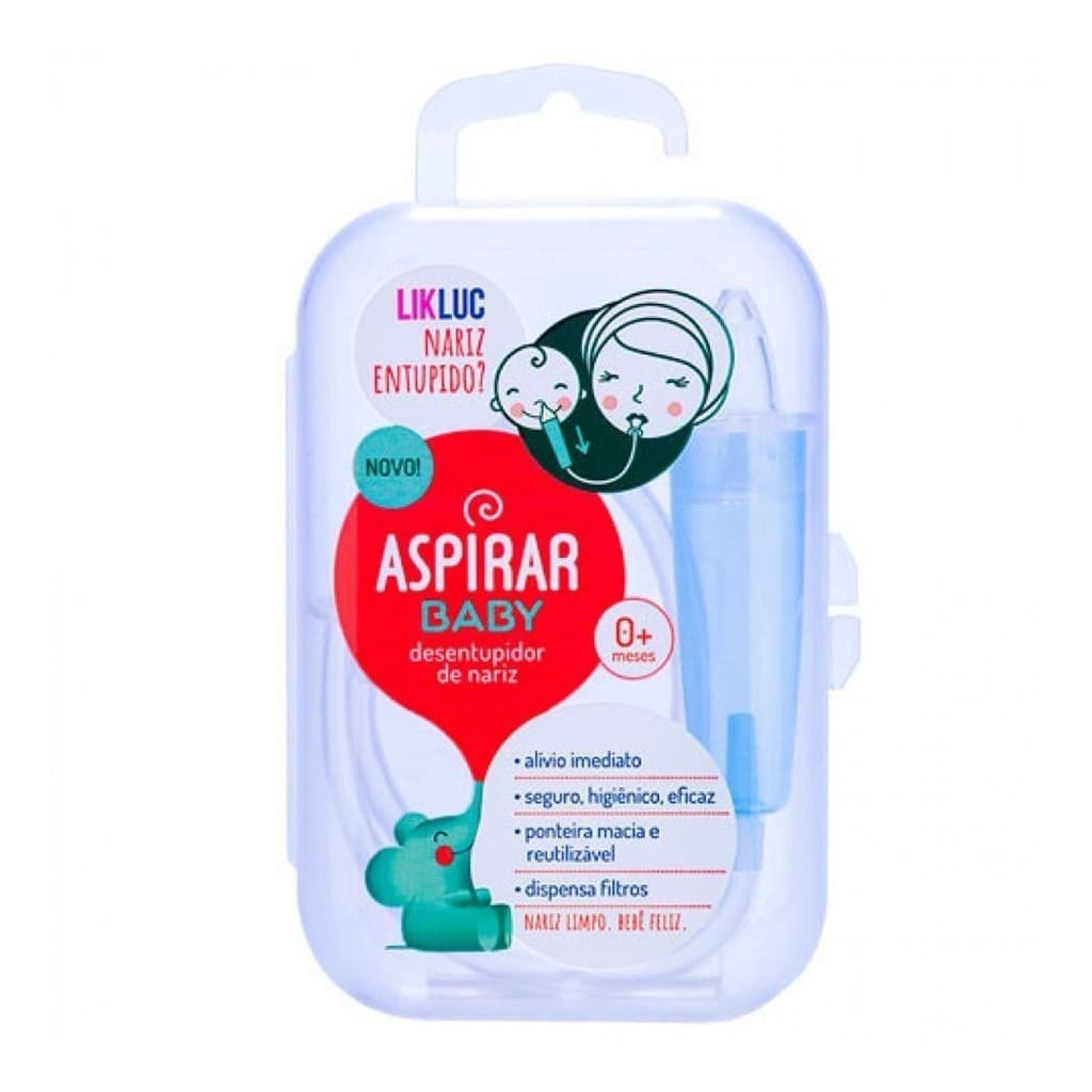 Aspirador Nasal Aspirar Baby Desentupidor De Nariz Bebe