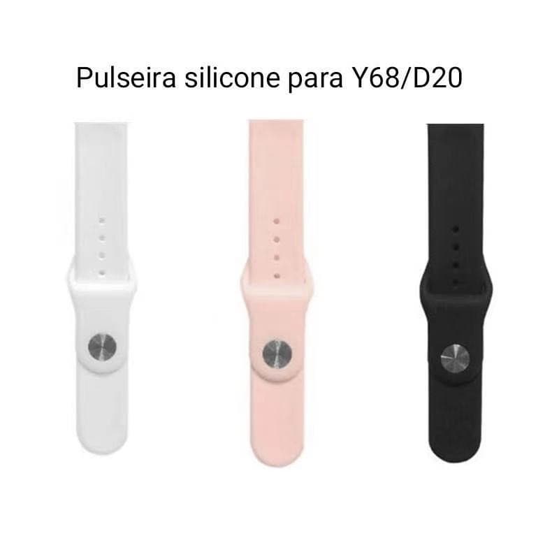 Pulseira Para Smartwatch D20 Y68 D28 Smartwatch V6 - Pulseira de Encaixe USB Pronta Entrega