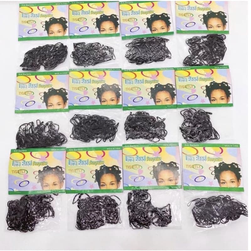 Liguinha de Cabelo kit 12 pacote Elástico mini de silicone rabicó prendedor de cabelo em pacotinhos