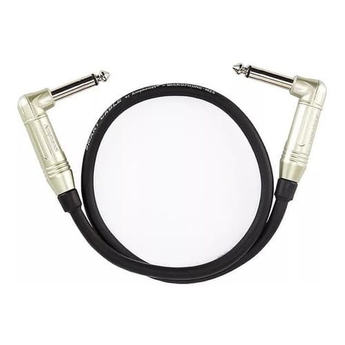 Cabo P10 / P10 Em L Amphenol E Cabo Mancini  Mono 90° 50 Cm