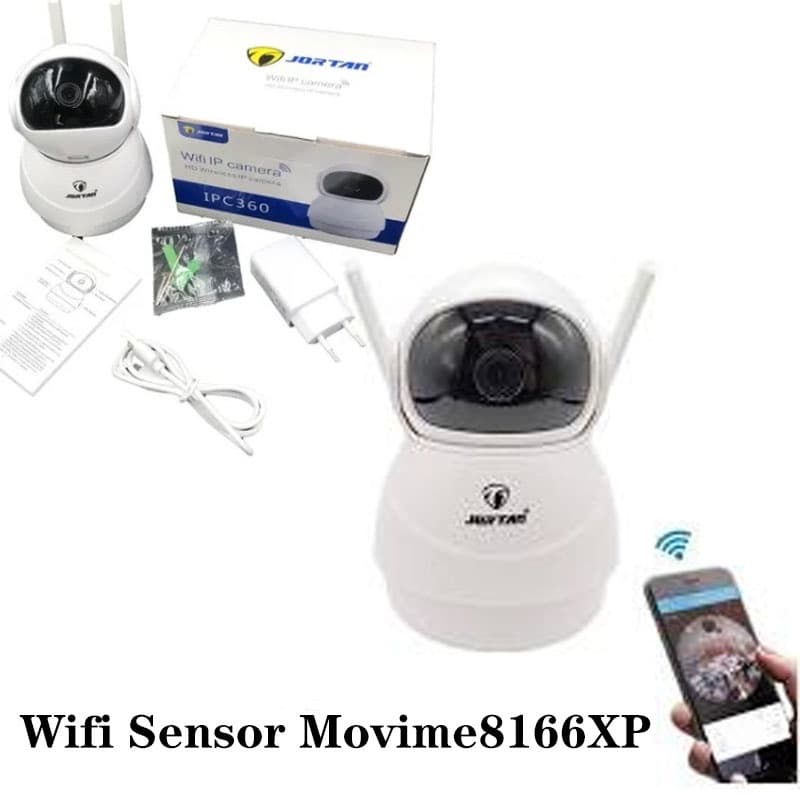 Camera Ip Segurança Robô Panoramica Espia Wifi Sensor Movime8166XP Envio em 24 horas