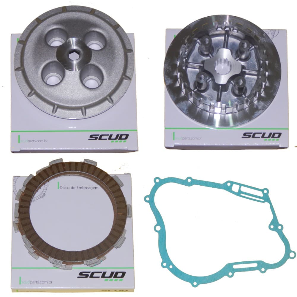 Kit Embreagem Original Moto Scud para Factor 150 Fazer 150 Crosser 150 FZ15
