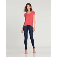 Blusa basico feminina/Blusa de malha/Blusa de academia/Blusa Lunender 00237