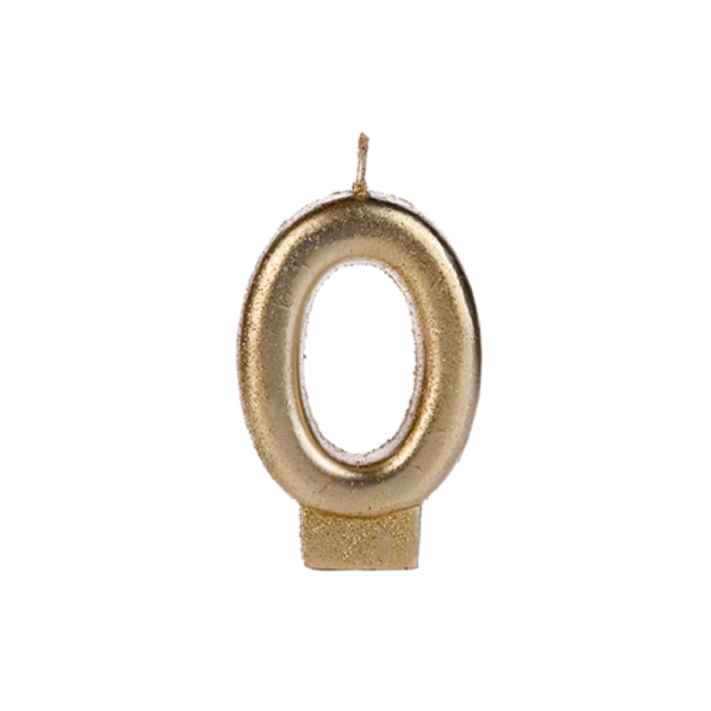 Vela premium topo de bolo festas aniversarios DOURADO metalizada c/glitter confeitaria design