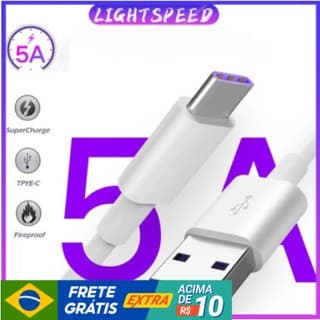 Cabo Carregador Tipo C 2 Metros Turbo Sam A20 A20s A21 A30 A40 A41 A50 A51 A60 A70 A71 A80 A90 Resistente Carrega Rápido