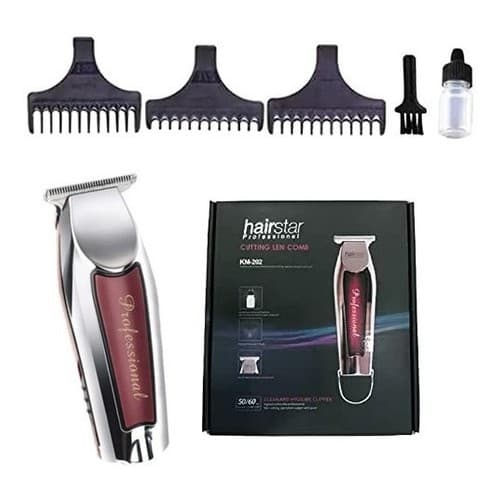Máquina De Acabamento Cabelo E Barba Bivolt Sem Fio km-202