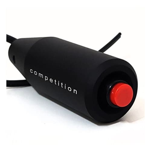 Manopla Bola De Cambio Lotse Competition Preto com Botão Vw Gol Saveiro Parati Voyage