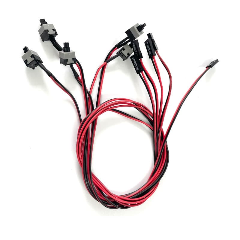 Botão Power PC Cabo 50cm Interruptor Liga Desliga PWR SW para Placa Mãe ATX