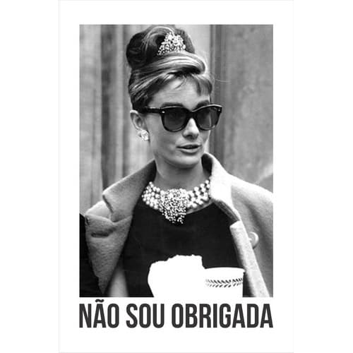 Imã Plaquinha Geladeira Frase Não Obrigada Cozinha Decoração