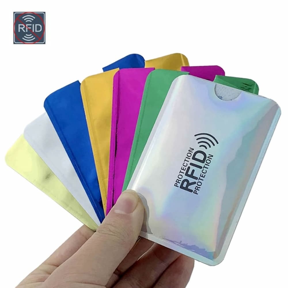 Porta Cartão Anti-furto Capa com Proteção Aproximação Contactless RFID NFC
