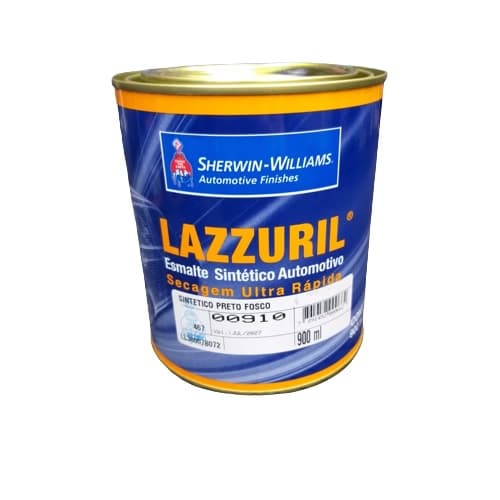 Esmalte Sintético Automotivo Preto Fosco Sherwin Willians 900ml