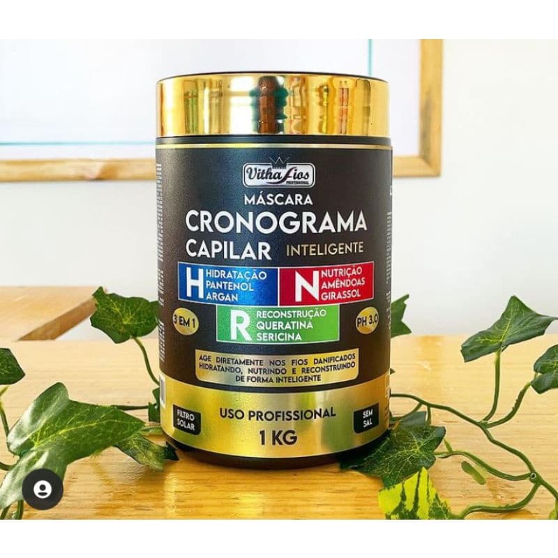 Máscara Cronograma Capilar Inteligente 1kg Vithafios