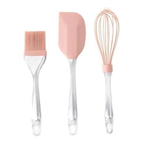 Conjunto utensílios 3 peças varias cores-Fratelli