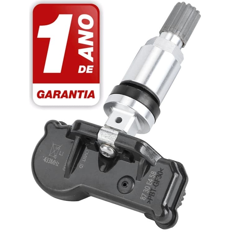 Sensor de Pressão de Pneu GM Chevrolet Onix Premier Tracker 2021 2022 2023 2024 Válvula Bico Pito 26336019 26298231 26298230 TPMS Turbo Flex Ltz Automático G3 Montana