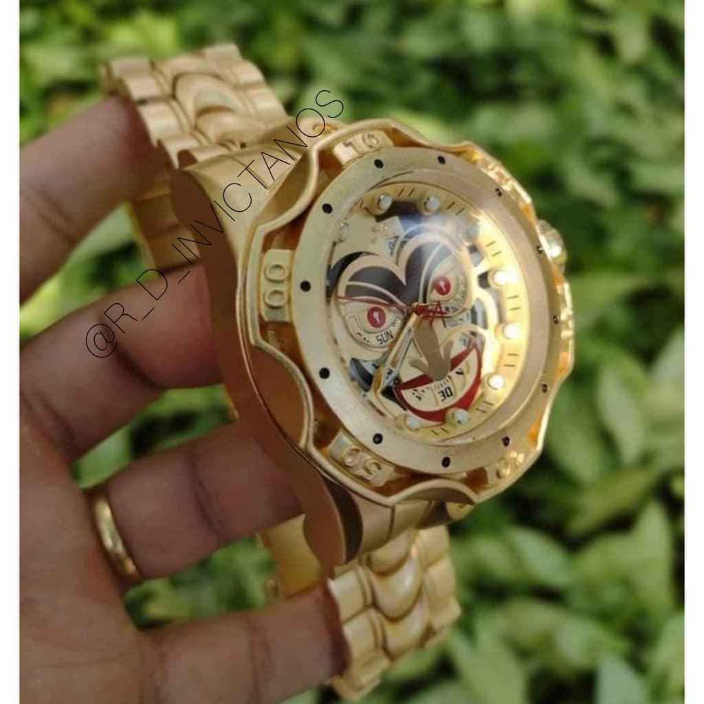Relógio Masculino Joker + Corrente Pulseira Na Caixa envio imediato