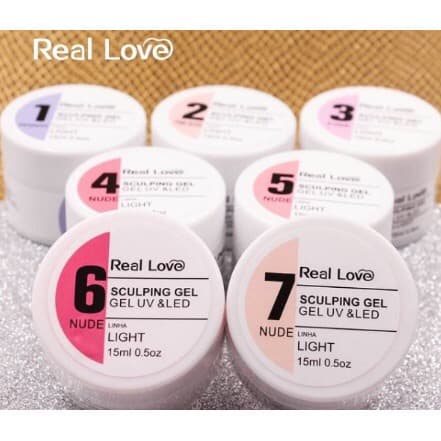 Gel Para Unha Real Love Sculping Gel UV&LED (15ml)