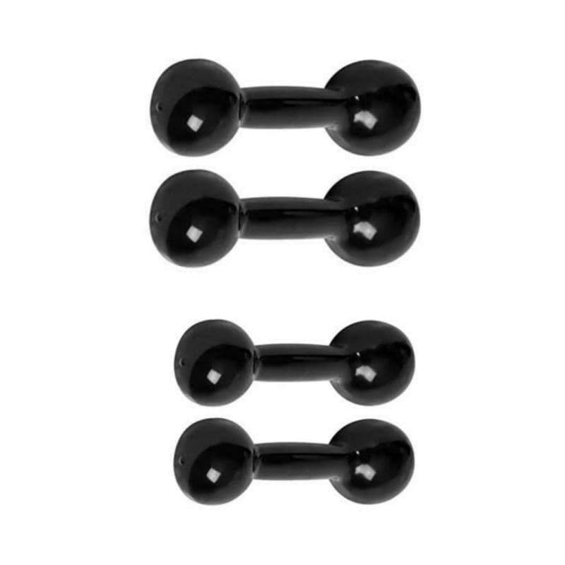 Par Halter 3 Kg + Par Halter 4 Kg Pesos Emborrachados Academia