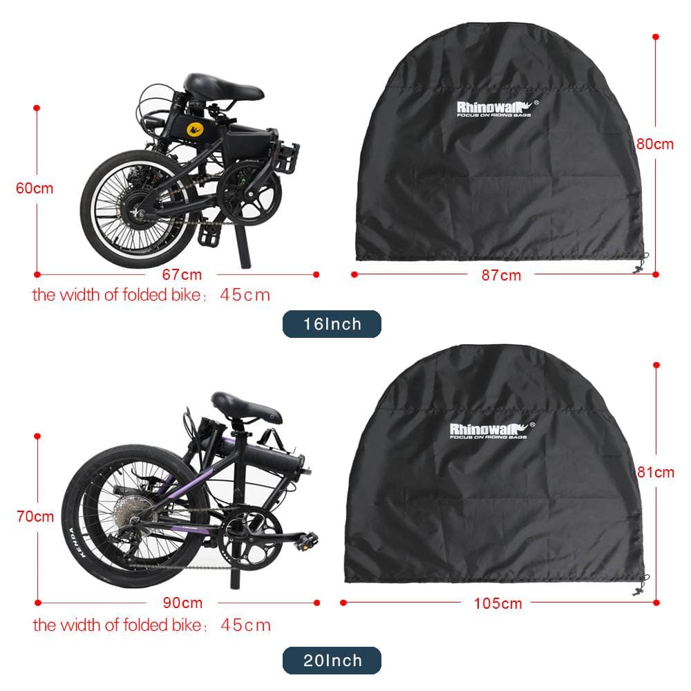Bolsa Dobrável De Armazenamento De Bicicleta 14-16/20-22 Polegadas