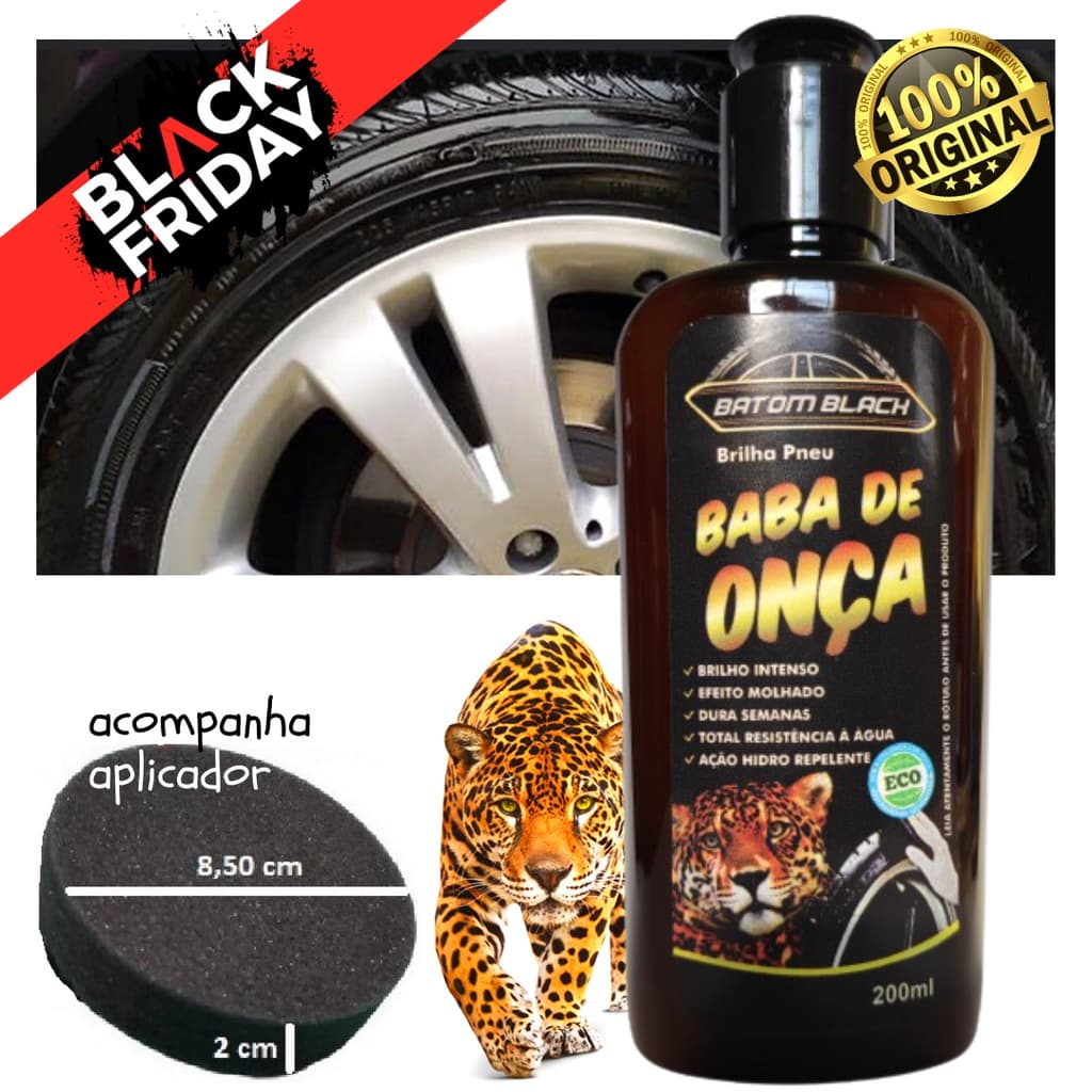 Pretinho Brilha Pneu Baba De Onça Não Meguiars Cadillac 3m