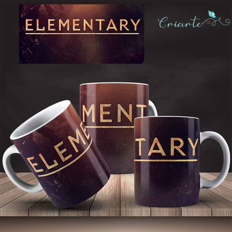 Caneca Porcelana  Elementary #01