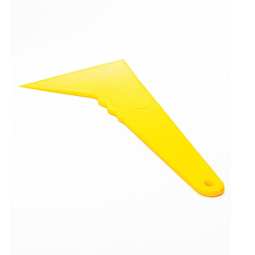 Espátula Quick Tool Amarela 135x24,5mm Para Instalação de Insufilm Adesivos Películas e Envelopamento