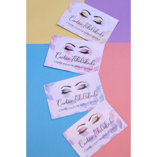 50 Cartões fidelidade Lash designer