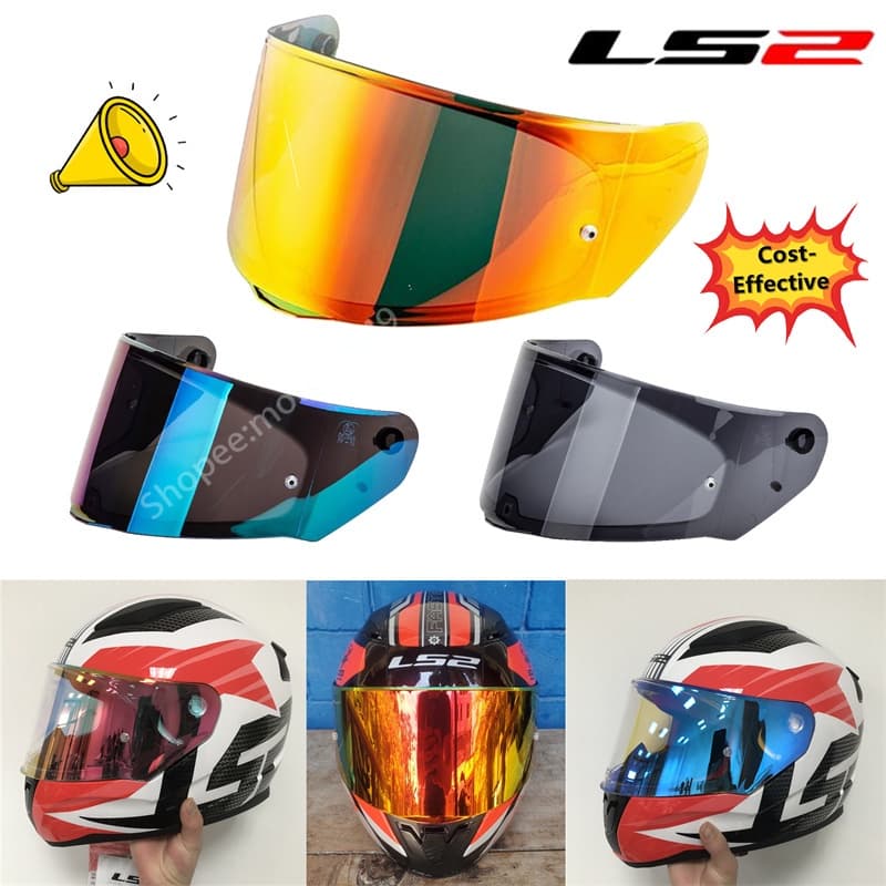 Viseira LS2 Viseira capacete LS2 FF320 Stream, FF353 Rapid, FF800 Storm + Reparo fixador lateral