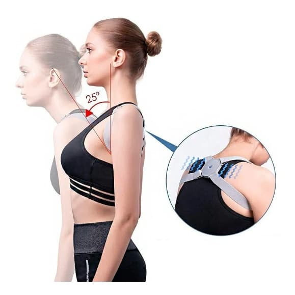 Colete Corretor Vibratório Postural Smart Sensor Corretor