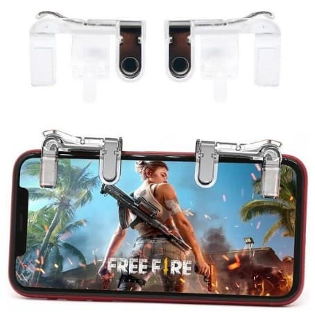 Gatilho Free Fire Botões R1 L1 Jogo De Tiro Para Celular Par De Joystick