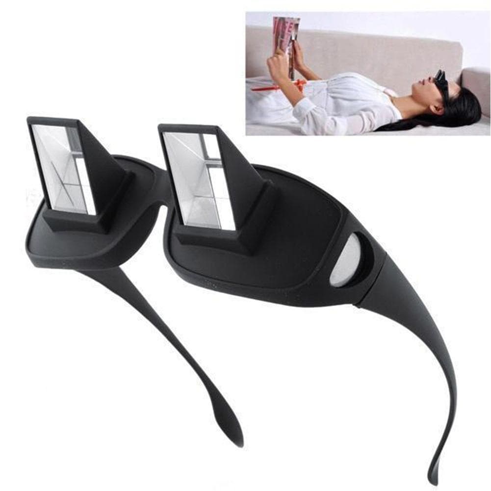 ▩❇❁Incrível óculos de mergulho preguiçoso leitura Horizontal TV sentado na cama deitado na poltrona reclinável assistind