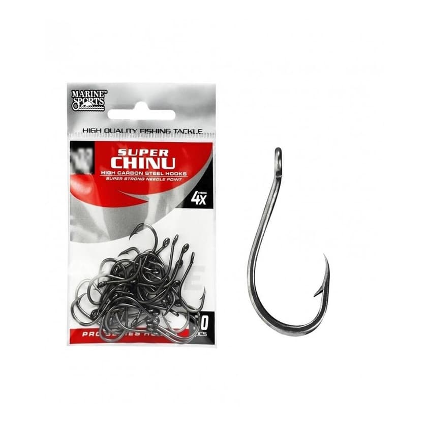 Anzol Reforcado Marine Super Chinu 4x Original - Varios Tamanhos