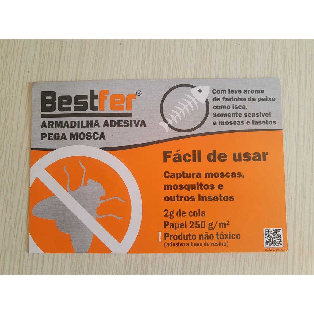 kit com 10 Pega Mosca Adesivo/Pegador de Mosca/Cola Mosca/Mata Mosca