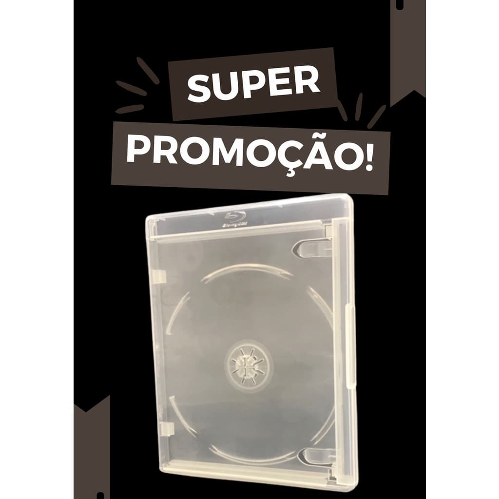 10 Box Estojo Bluray Transparente Elite Ps3 Promoção!