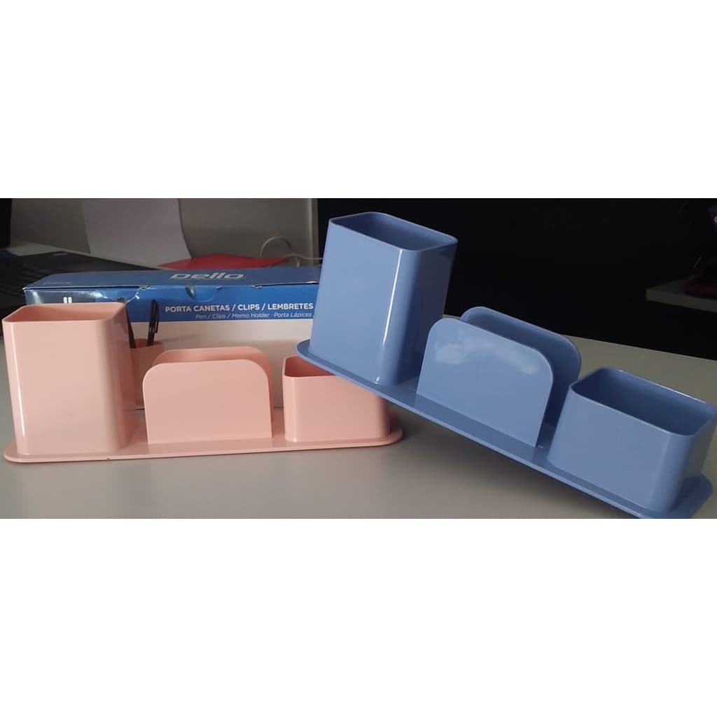 PORTA CANETA/CLIPS/LEMBRETES DELLOCOLOR/PLÁSTICO