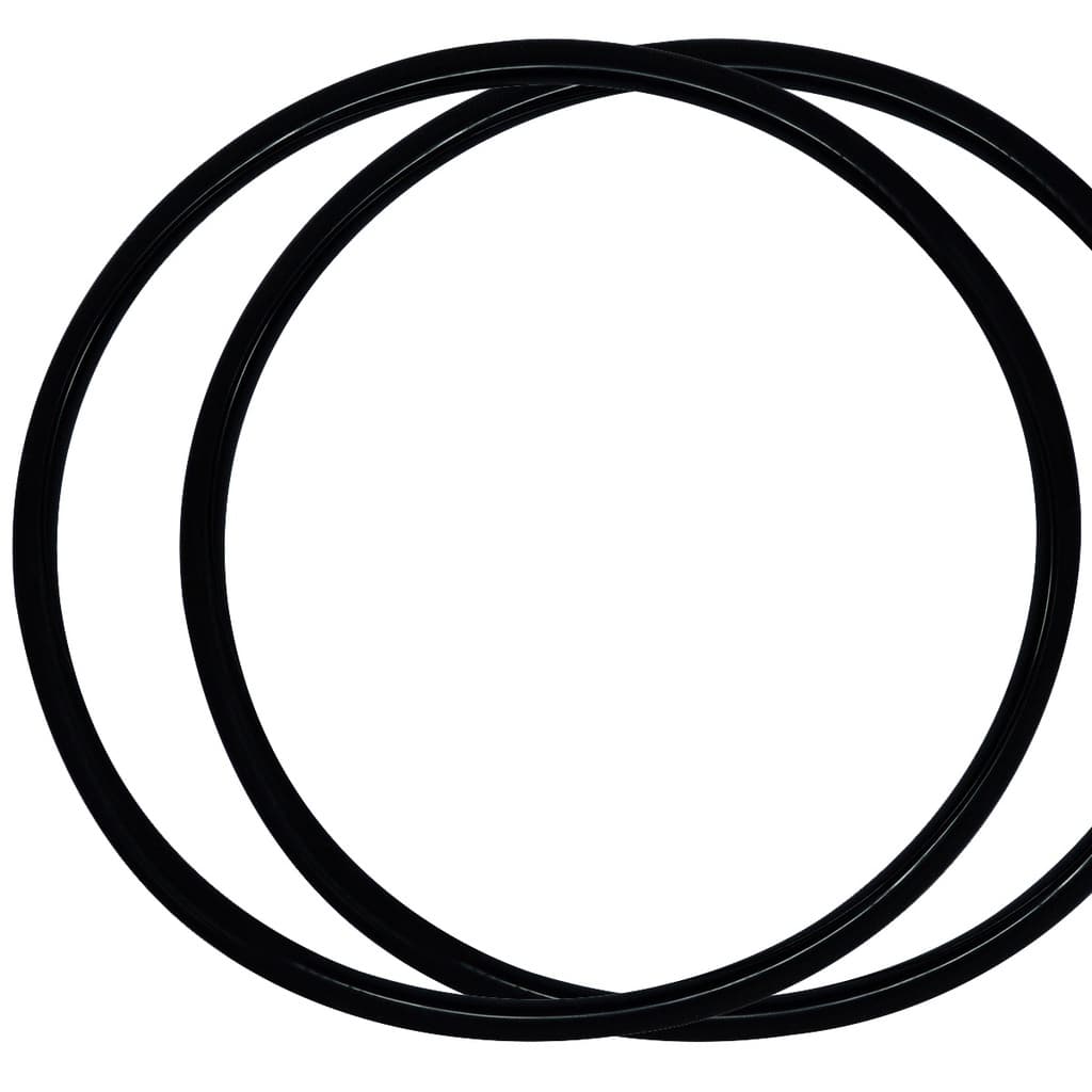 Protetor para Aro de Impulsão em Silicone para Cadeira de Rodas Preto