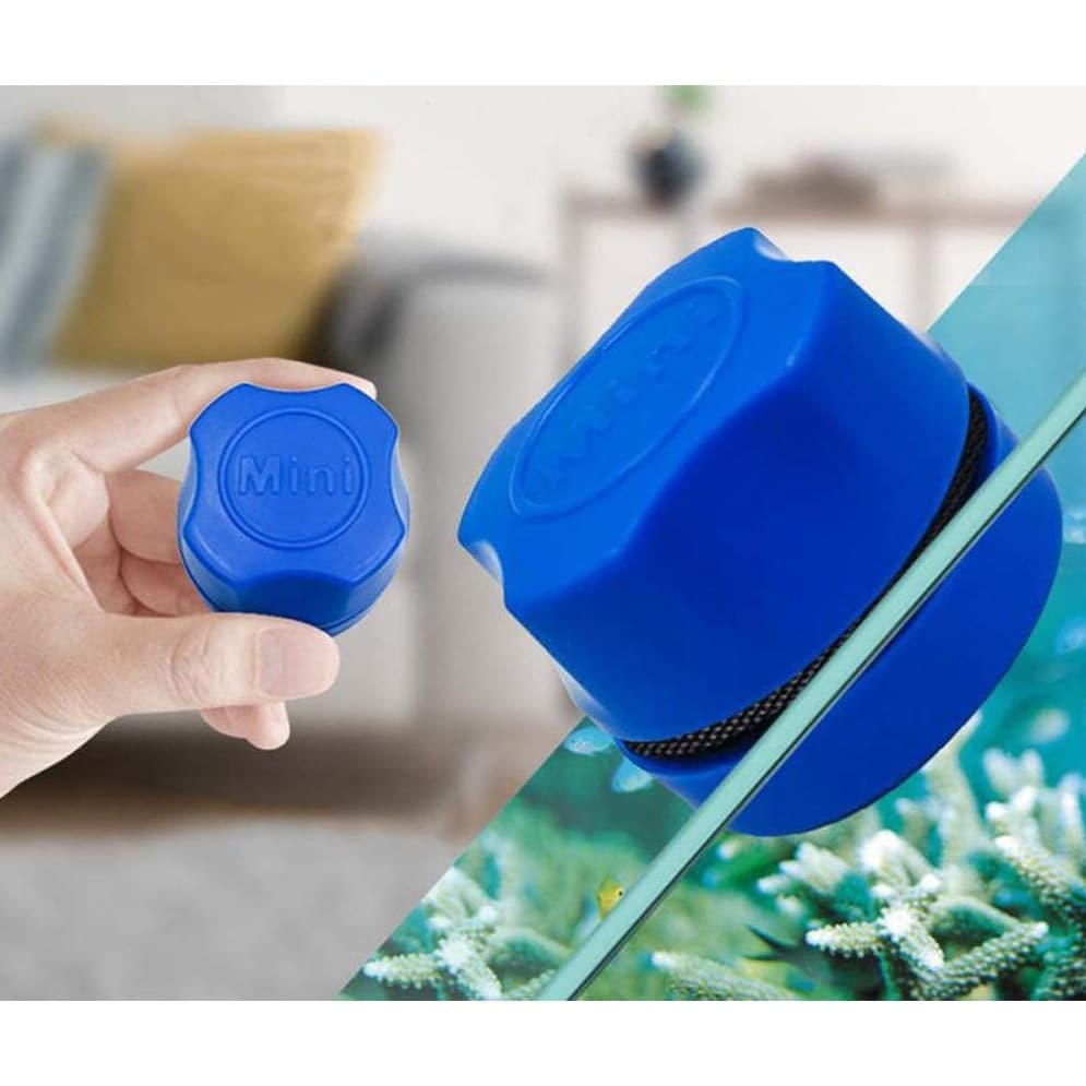 Limpador Magnético Mini Para Aquários com vidros até 6mm