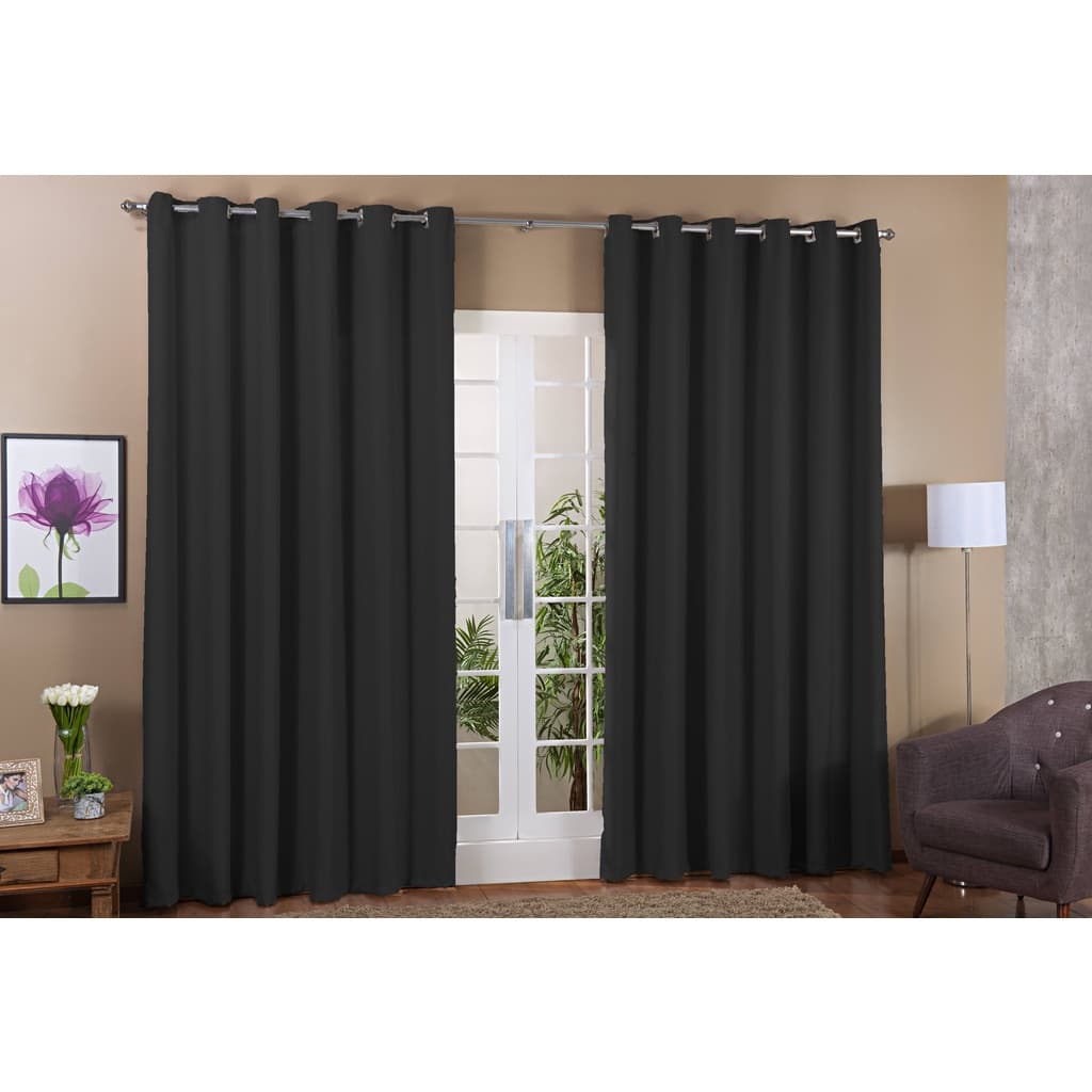 Cortina Blackout Em Tecido Corta Luz 3,00x2,50 Sala E Quarto