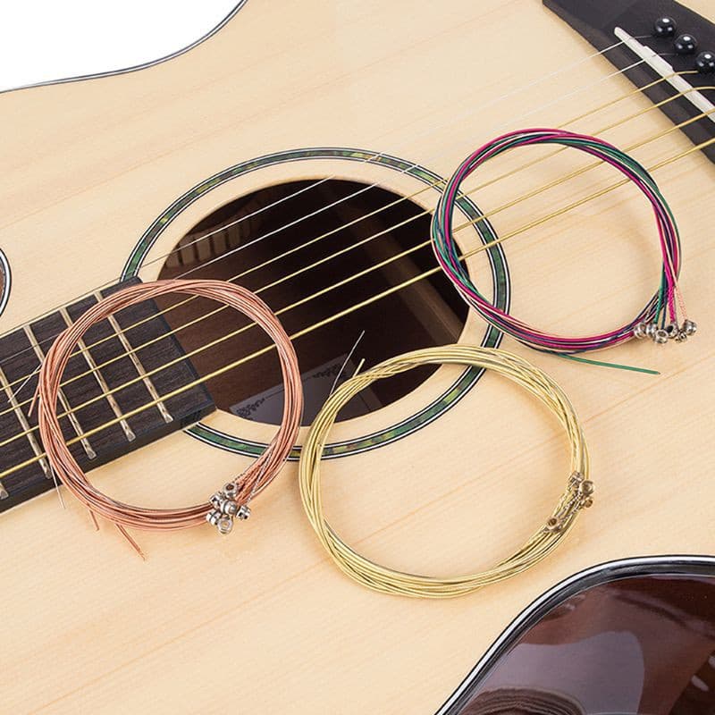 Estoque Pronto 6 Unidades/Conjunto De Acessórios Para Instrumentos Musicais Ea Cordas Violão De Cobre