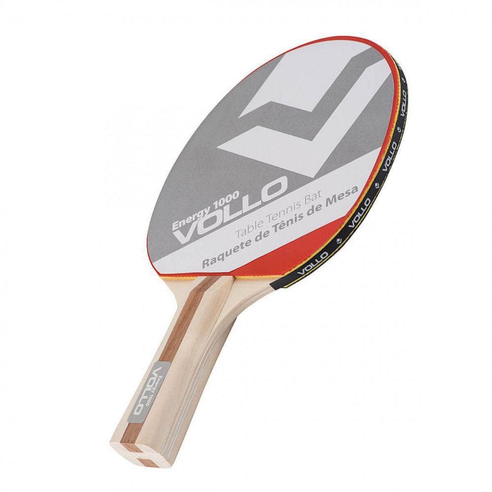 Raquete Tenis De Mesa Ping Pong Profissional Vollo Energy Jogadores Avancado com Borrachas