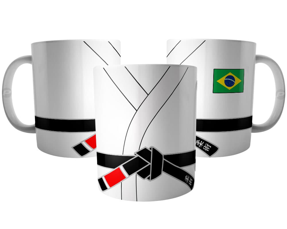 Caneca Jiu Jitsu - Kimono Branco